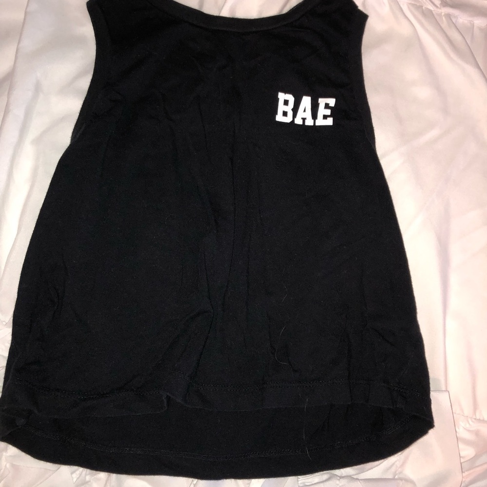 black crop top